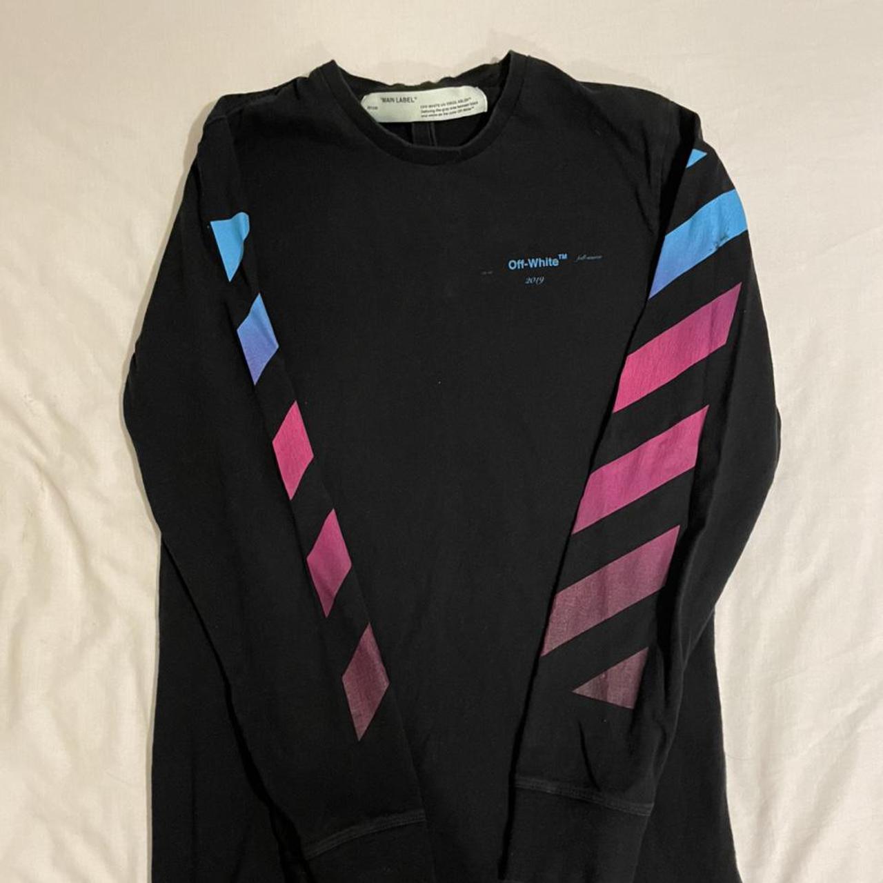 Off white gradient crewneck sale