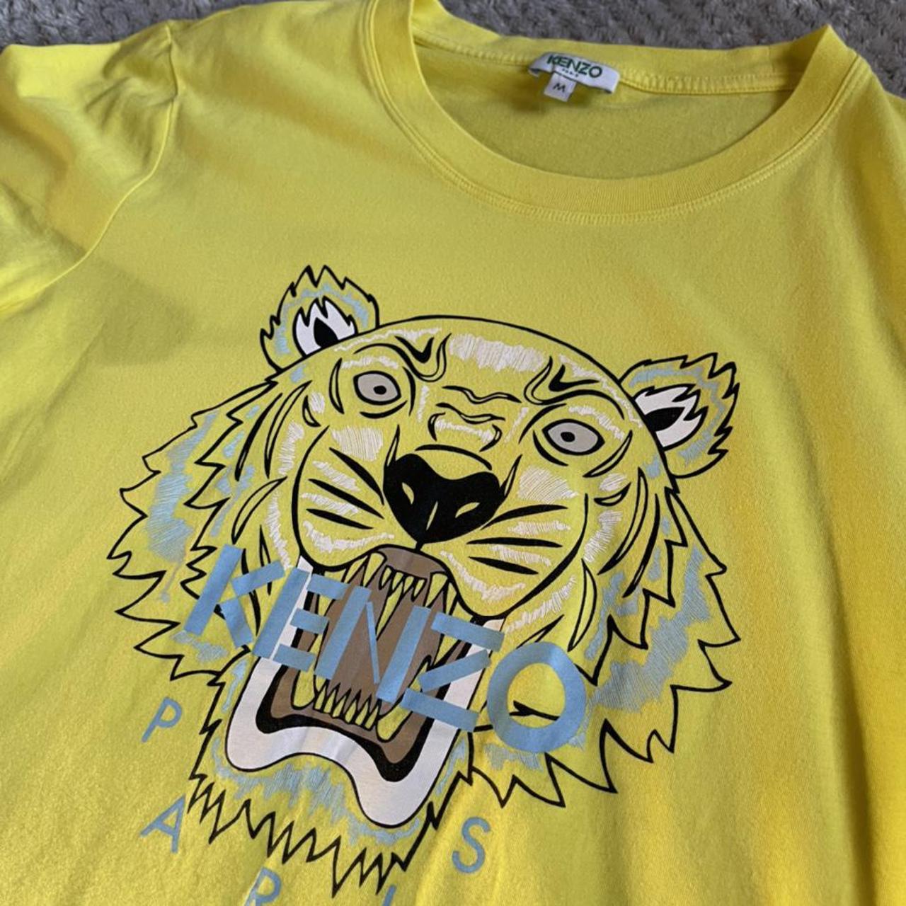 yellow kenzo top worn 3 times but perfect condition