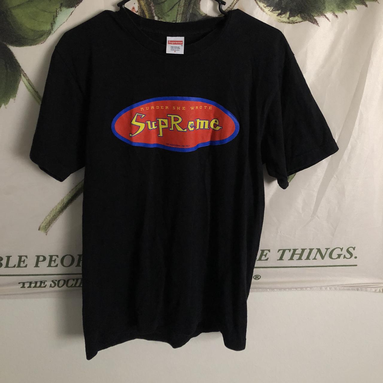 ~rare~ small black supreme murder she wrote tee from...
