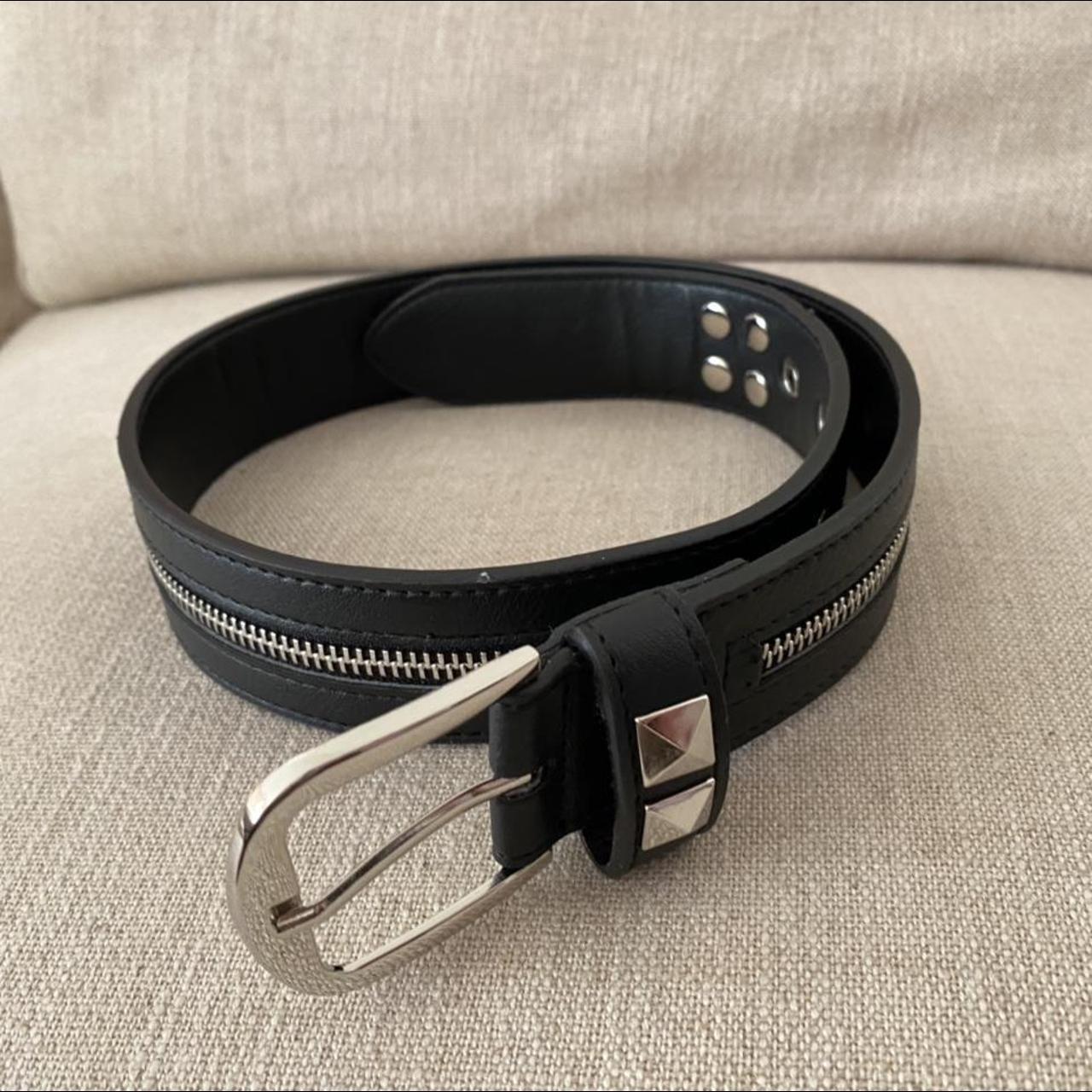 PRICE DROP iGirl black zip belt🖤🖤 Sold on the iGirl... - Depop