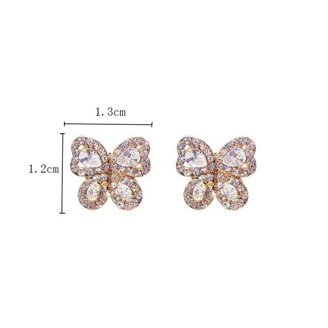 Product Image 2 - Silver Butterfly Sparkly Earrings

So pretty