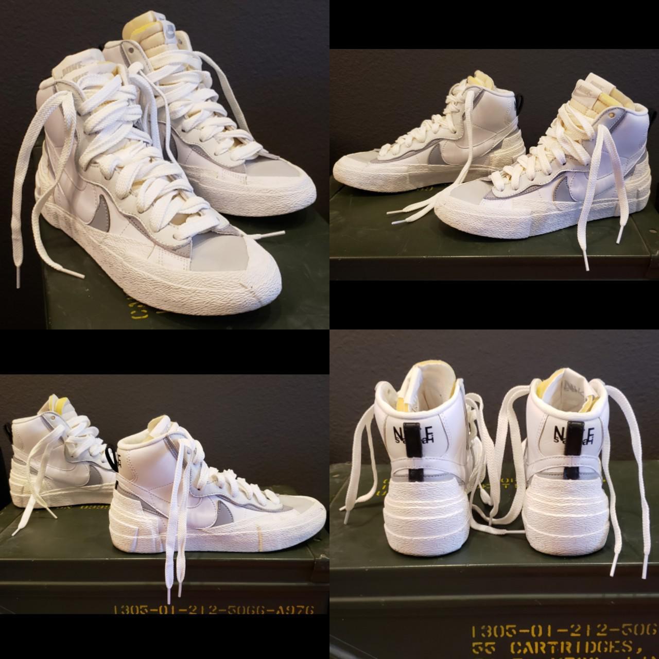 NIKE x SACAI BLAZER MID SNEAKERS, Women's size