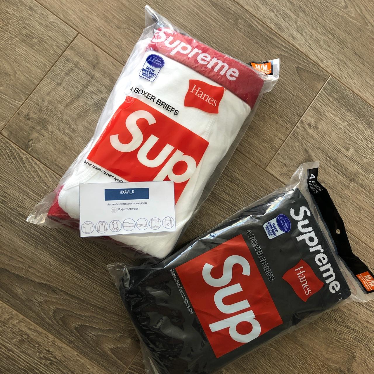 Supreme boxers Supreme Hanes Mens... Depop