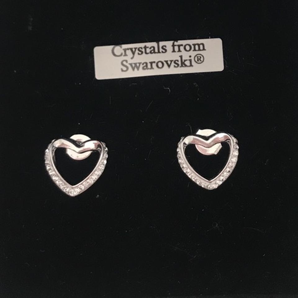 Warren james silver on sale heart earrings