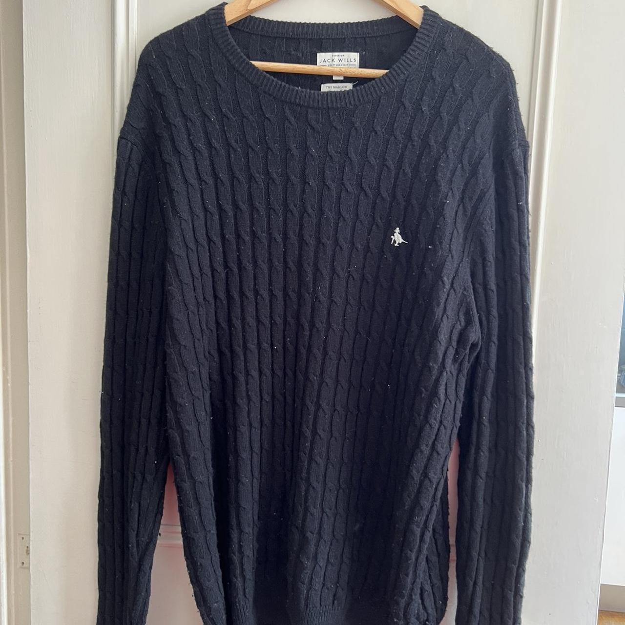 Jack wills cable knit jumper in a size XL. It’s in... Depop