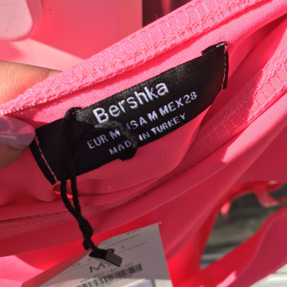 bershka pink bodysuit