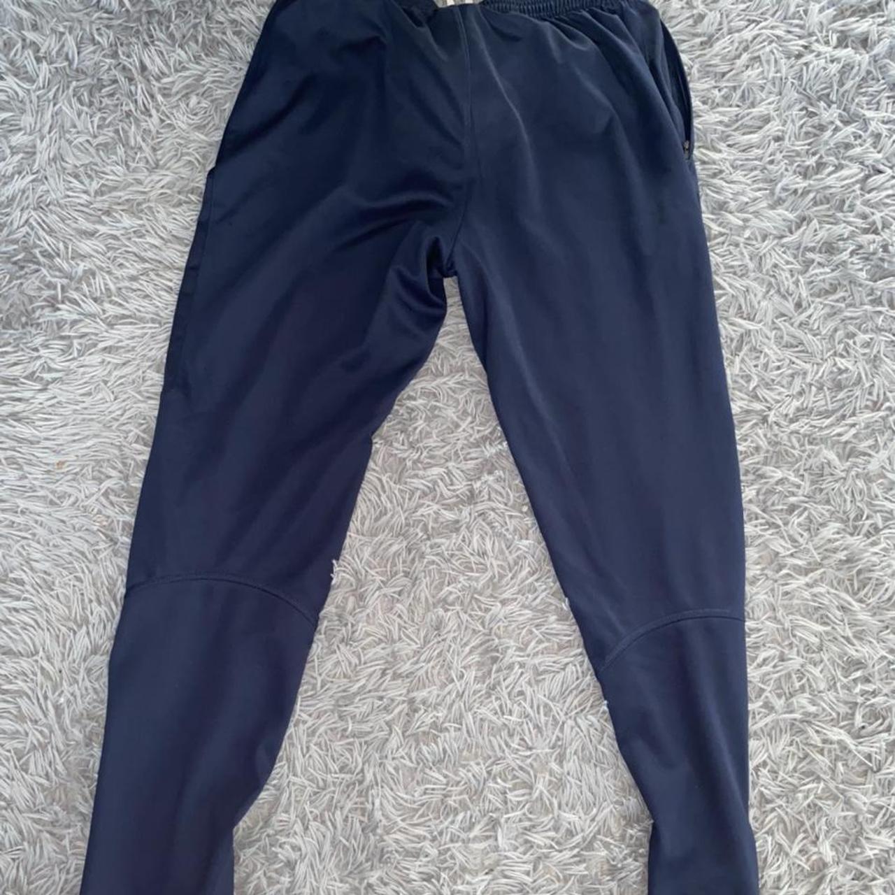 Nike Men's Blue and White Joggers-tracksuits | Depop