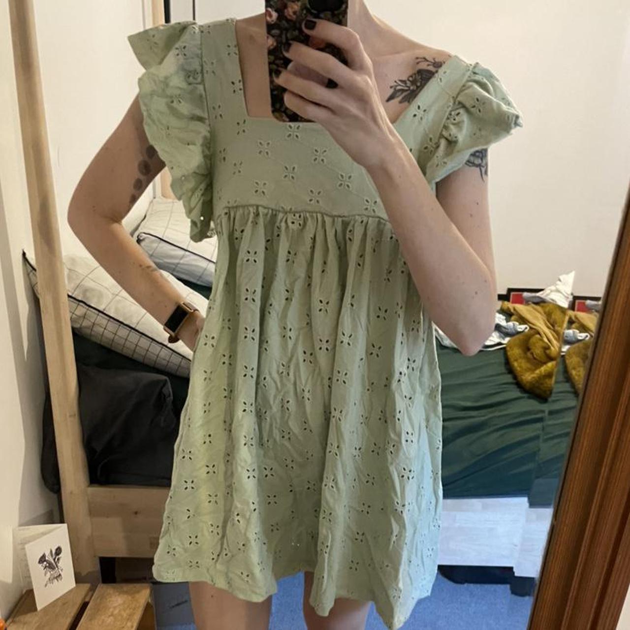 ASOS Women's Green Dress | Depop