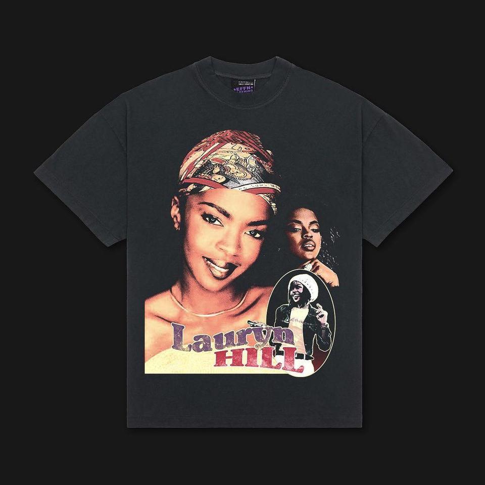 Effn Fugees Lauryn Hill T-Shirt Vintage style hip... - Depop