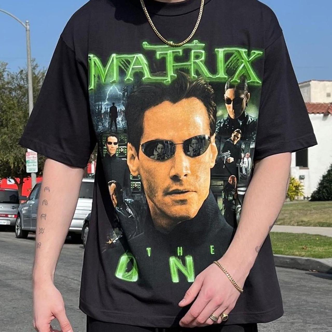 Marino Morwood Matrix T-Shirt Vintage style hip hop... - Depop