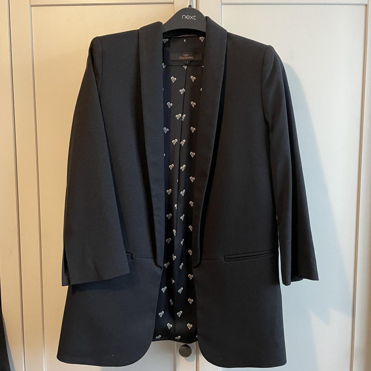 Next tailoring black blazer - size uk 8 - great... - Depop