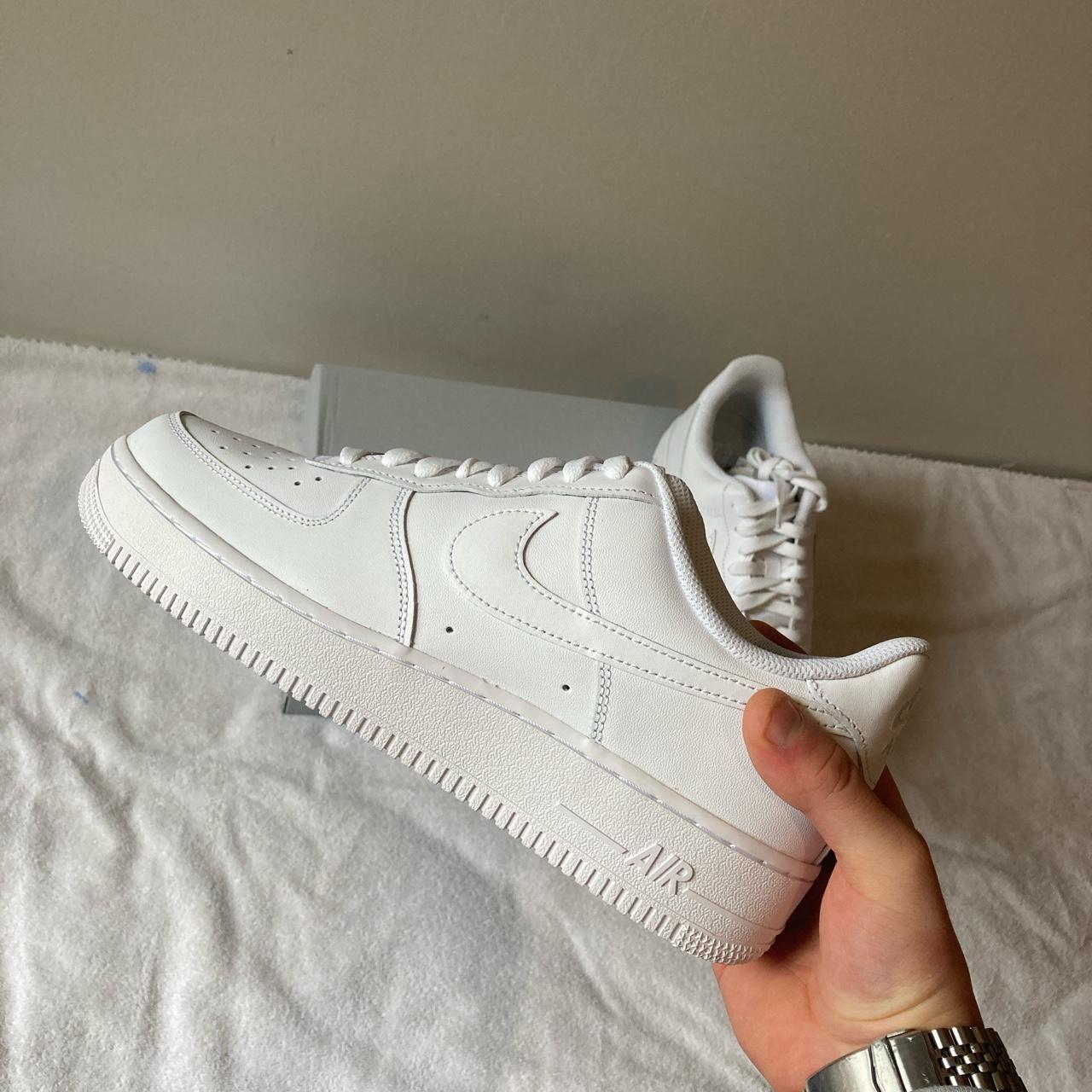 Nike ‘Air Force 1 Low 07’ white’ Size UK9... - Depop