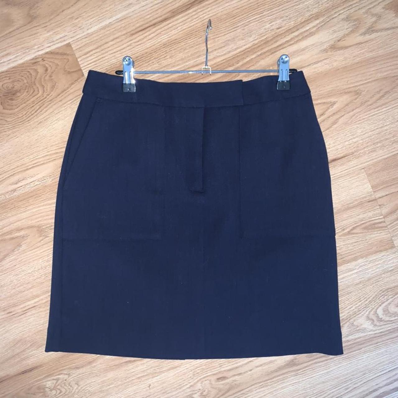 Navy blue skirt marks and spencer best sale