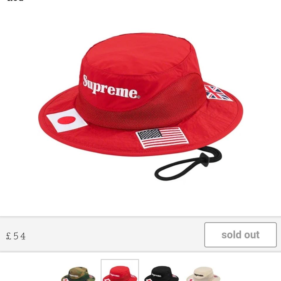 Supreme flags Boonie red, Size S/M, Hmu with offers