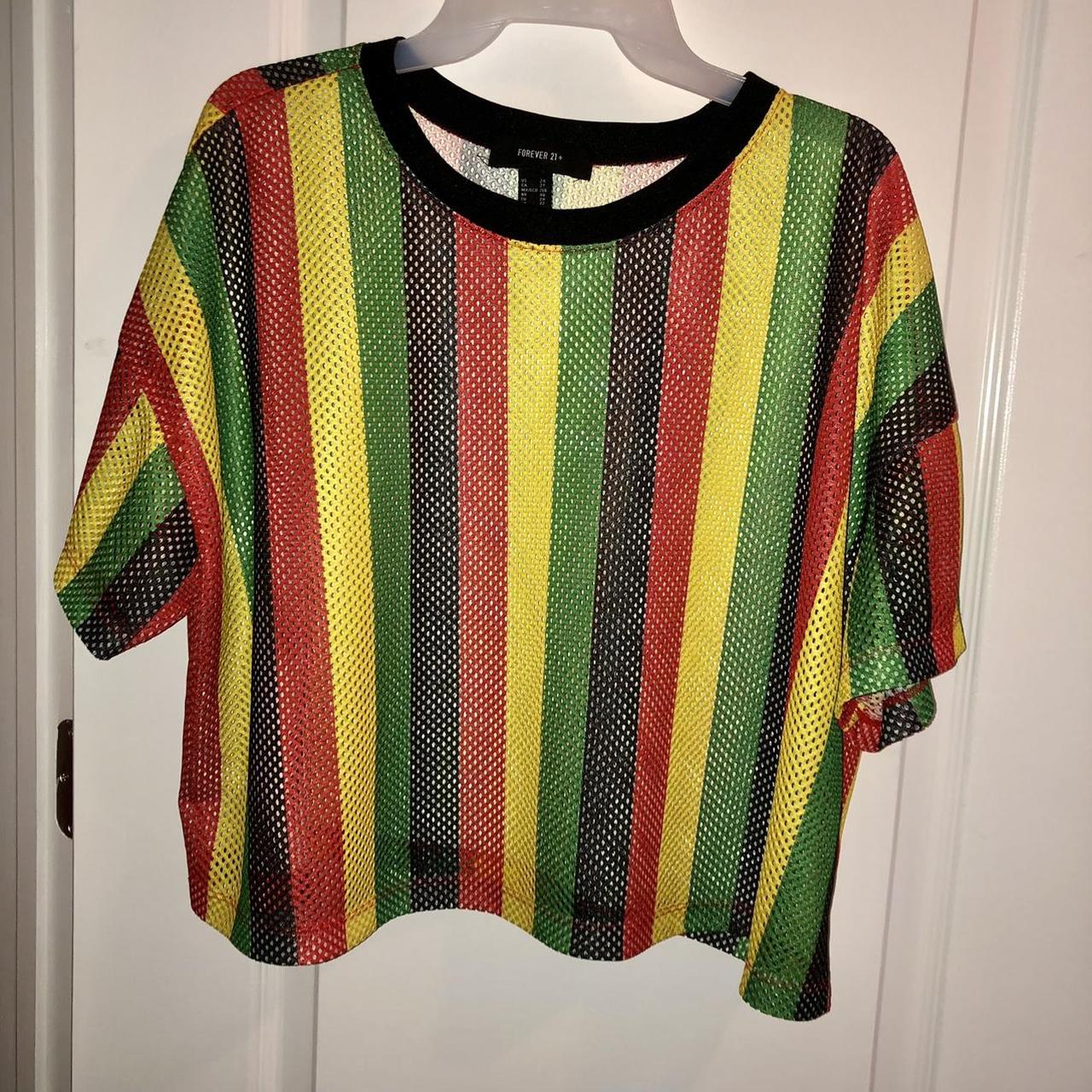 Product Image 1 - Multicolored Striped Crop tee
No Flaws
Size:
