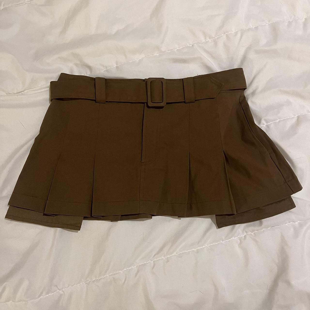 PacSun Women's Brown Skirt