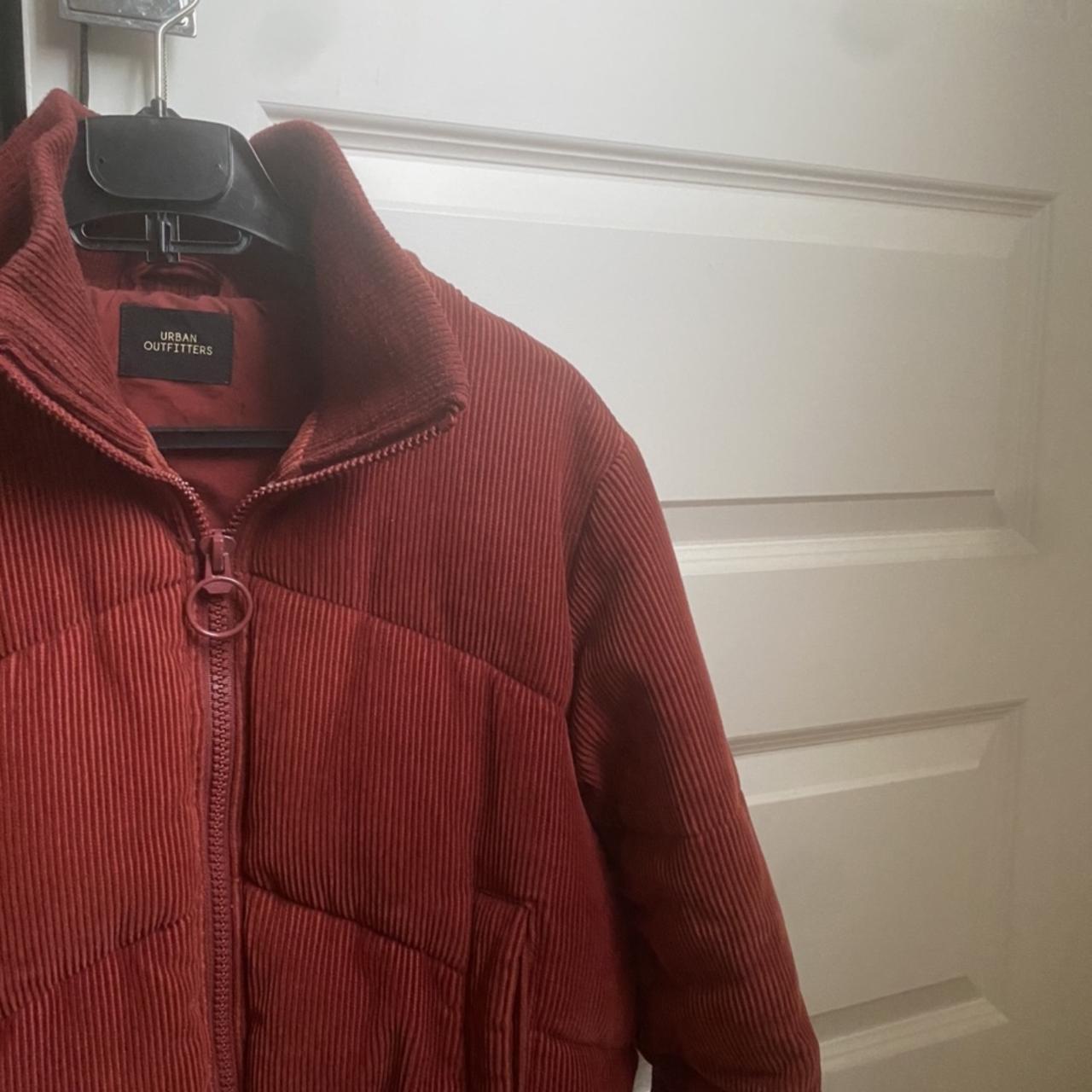 Urban outfitters vintage corduroy puffer jacket.... - Depop