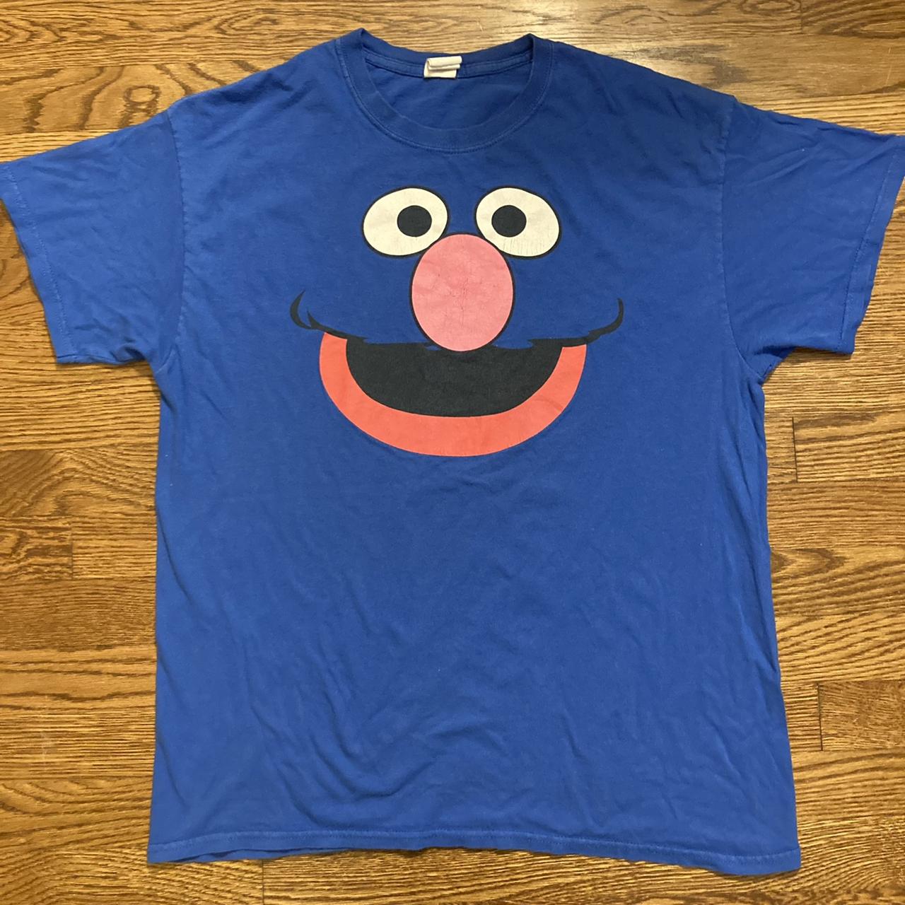 Vintage Sesame Street Grover Tee Shirt Size: Men’s - Depop