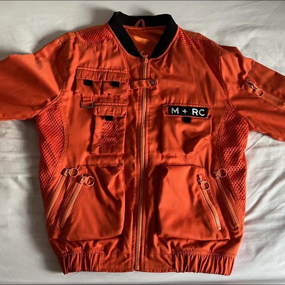 M+RC Noir Orange Combat Bomber Jacket -...