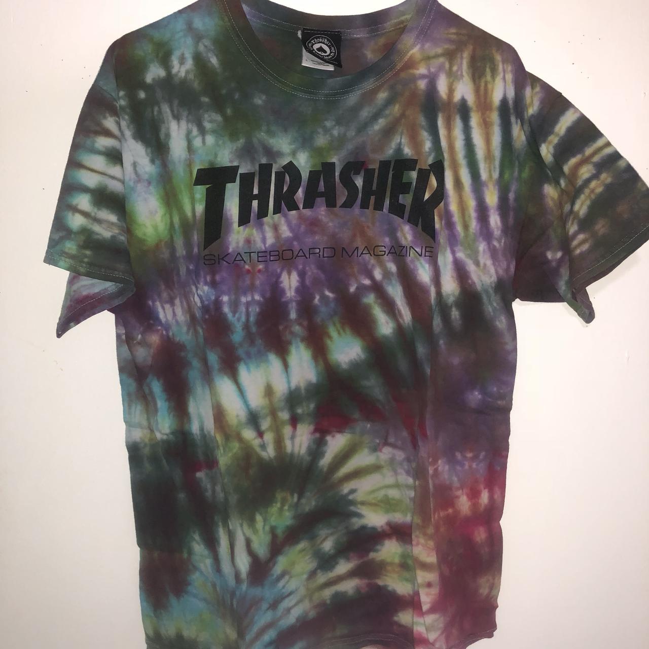 RARE Tie-dye Thrasher Magazine t-shirt. Men’s large....