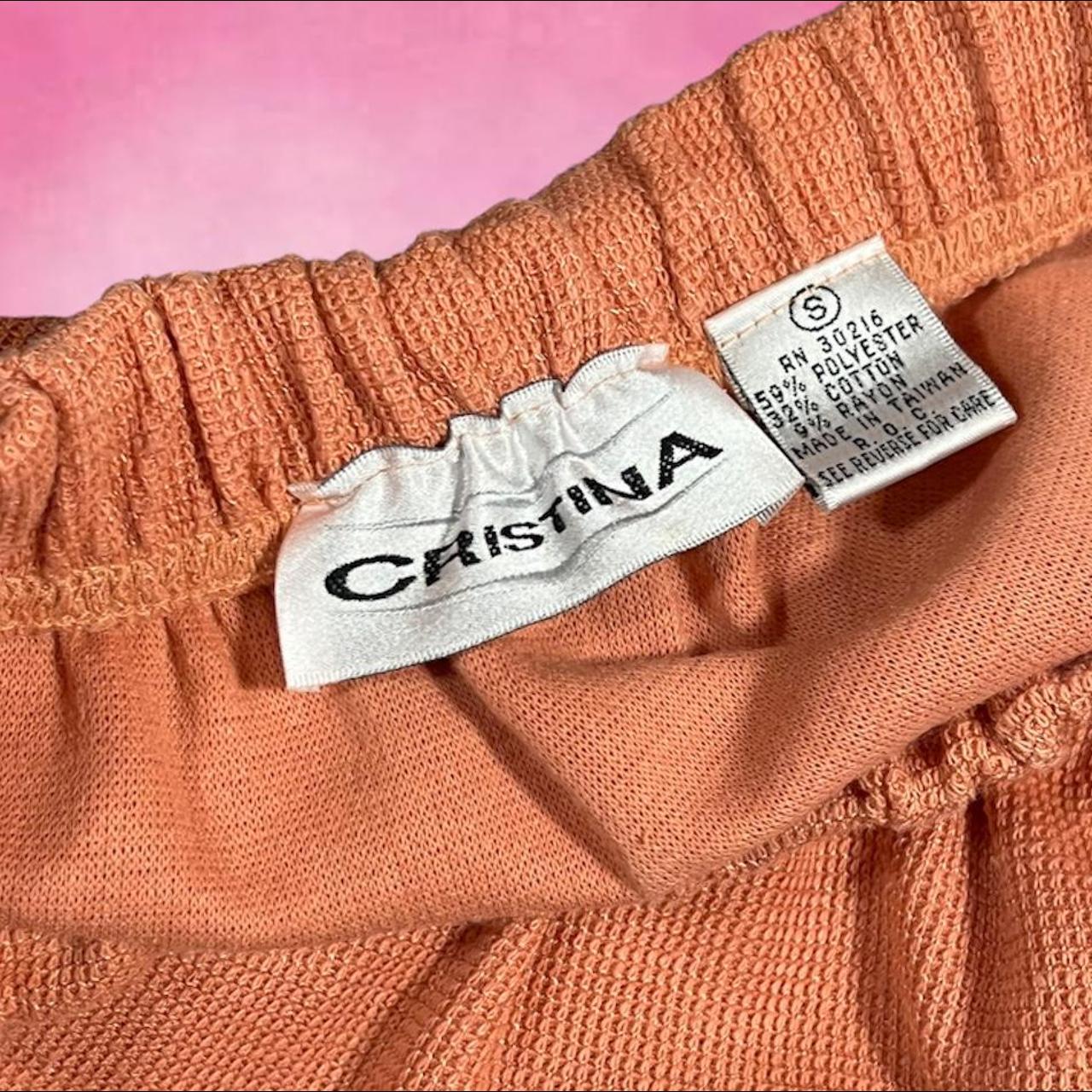 Cristina Women's Orange Skirt (4)