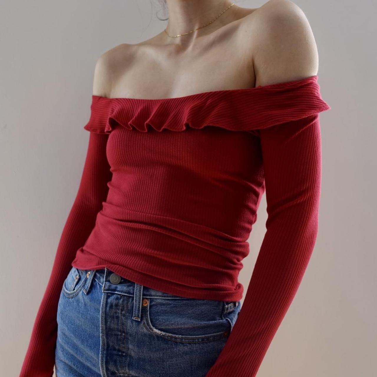 Reformation off the online shoulder top