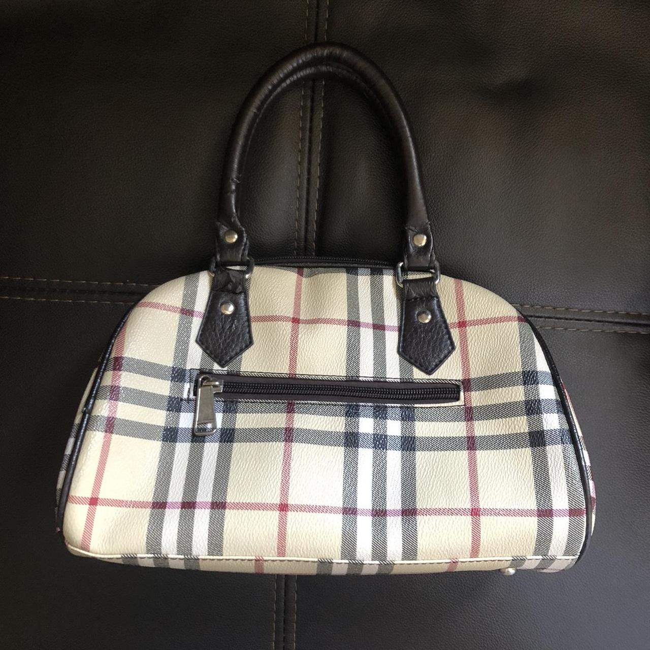 Plaid bowling purse can add straps to make it a... - Depop