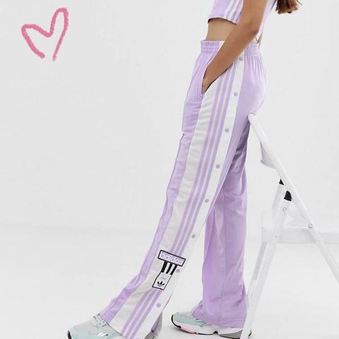 Adidas popper-trousers Depop