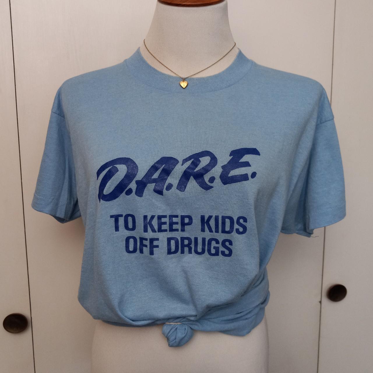 Vintage single stitch DARE to keep kids off drugs... - Depop