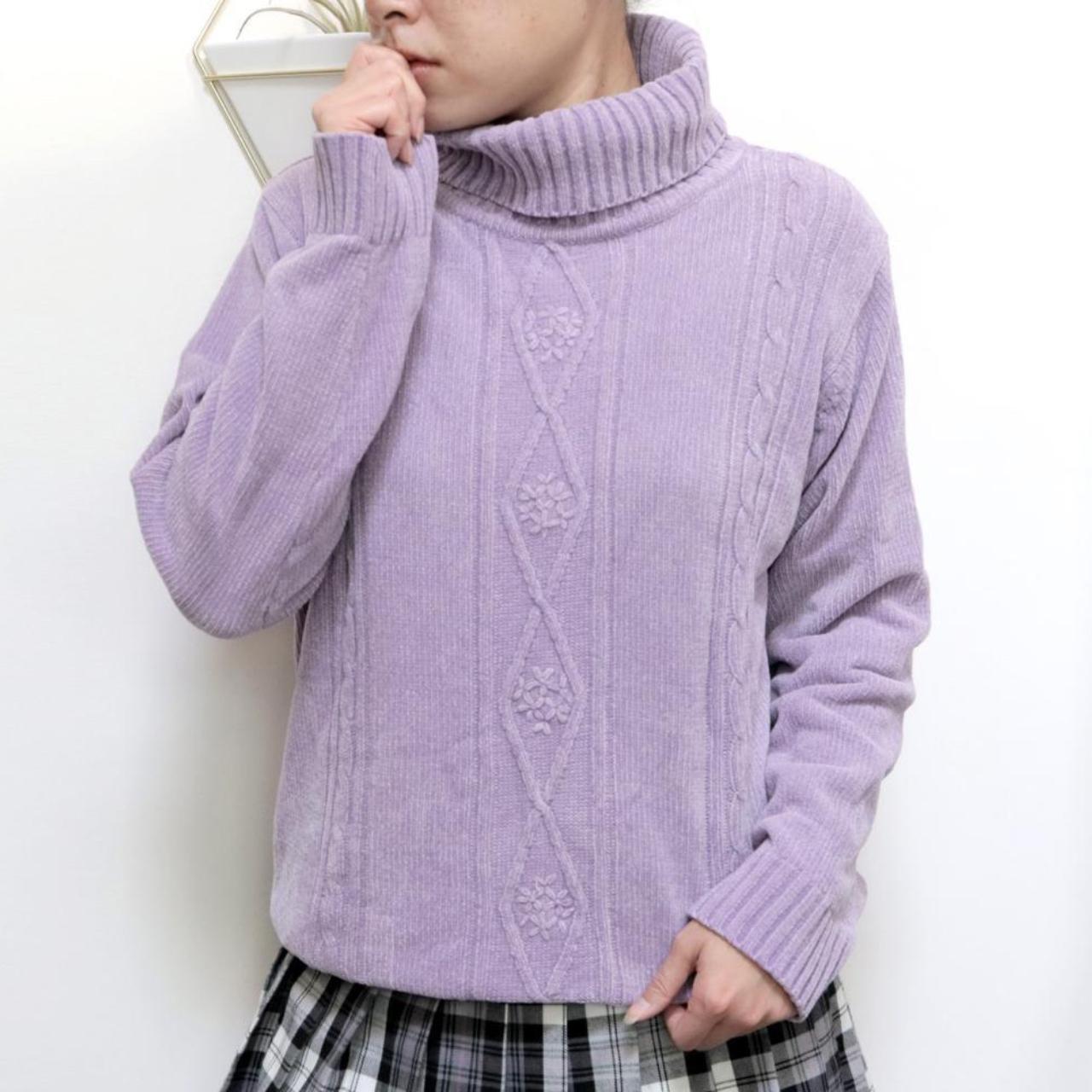 💟 Lilac Cable Knit Sweater 💟, Such a fun 90s vibe!