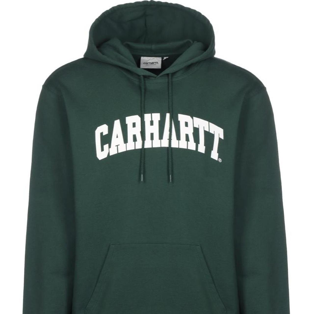 Carhartt WIP University Hoodie in forest green mens... - Depop