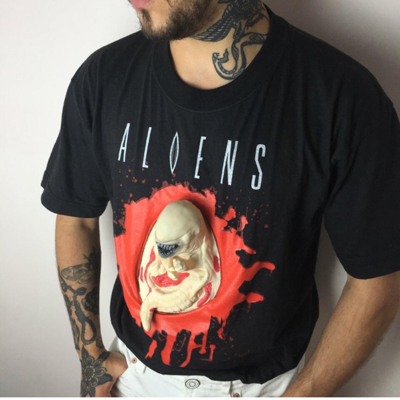 American Vintage, Shirts, Vintage 979 Alien 3d Chestburster Horror Film  Promo Shirt M