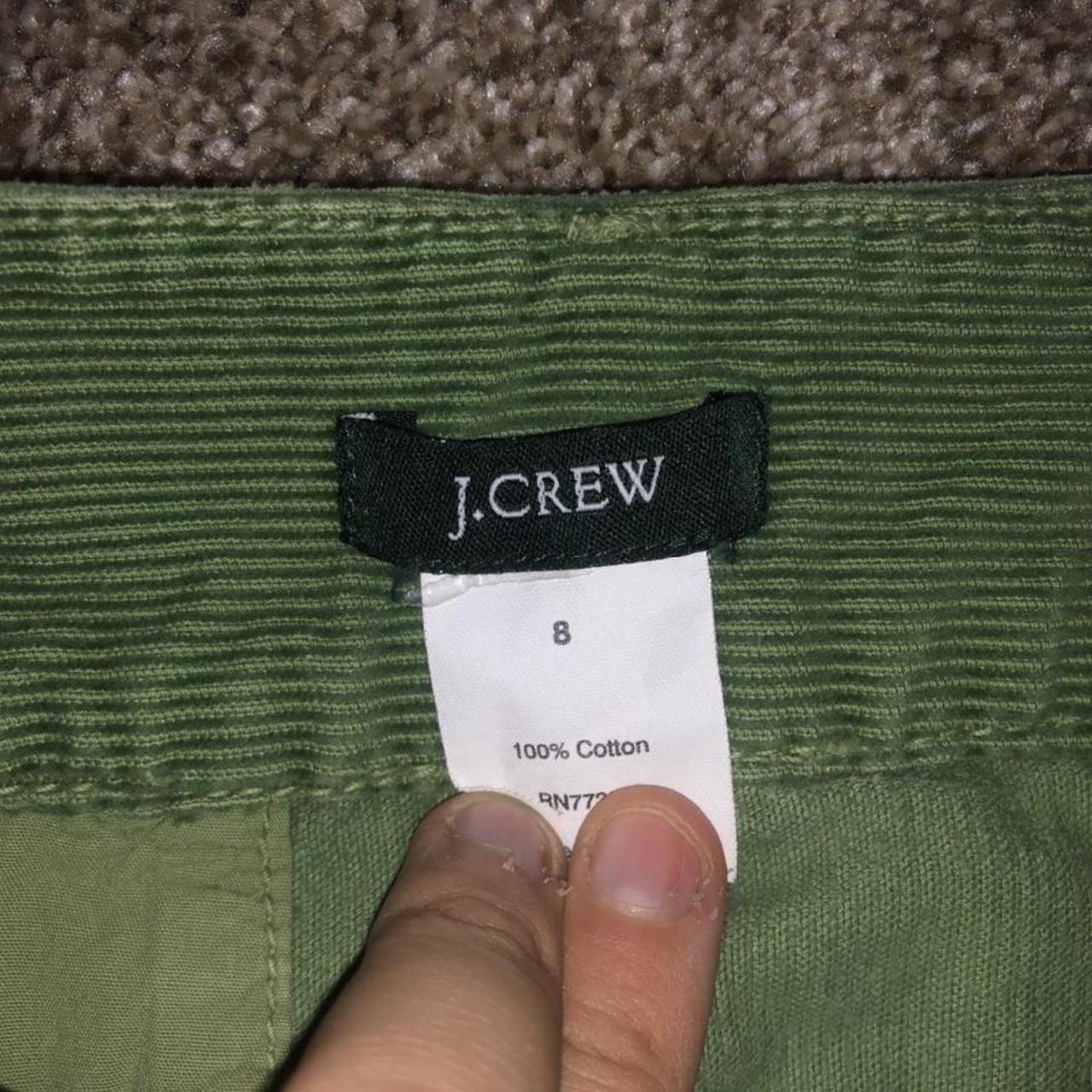 J.Crew Women's Green Skirt | Depop