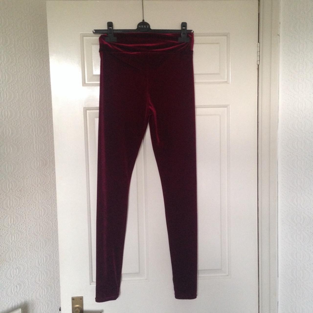 Burgundy red leggings BNWT Brand: Mondetta Size - Depop