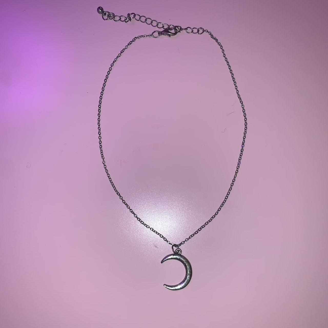 Product Image 3 - Silver crescent moon choker necklace.