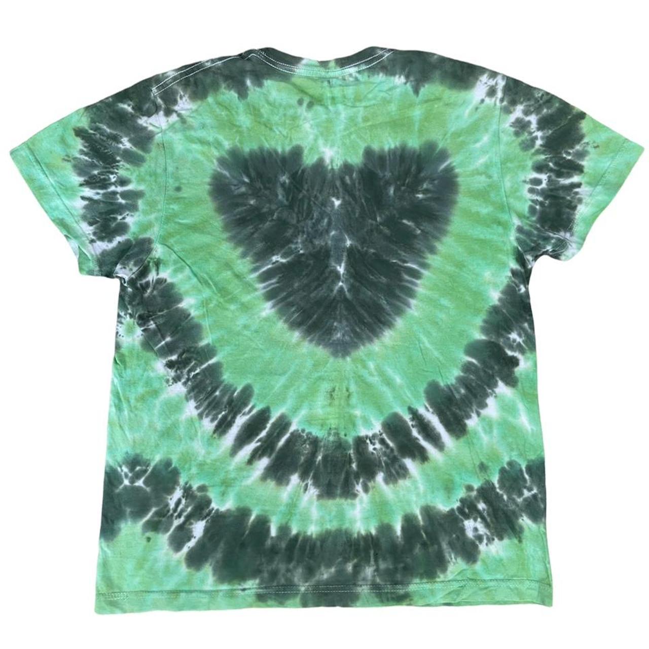 Dark Green Tie Dye Shirt 