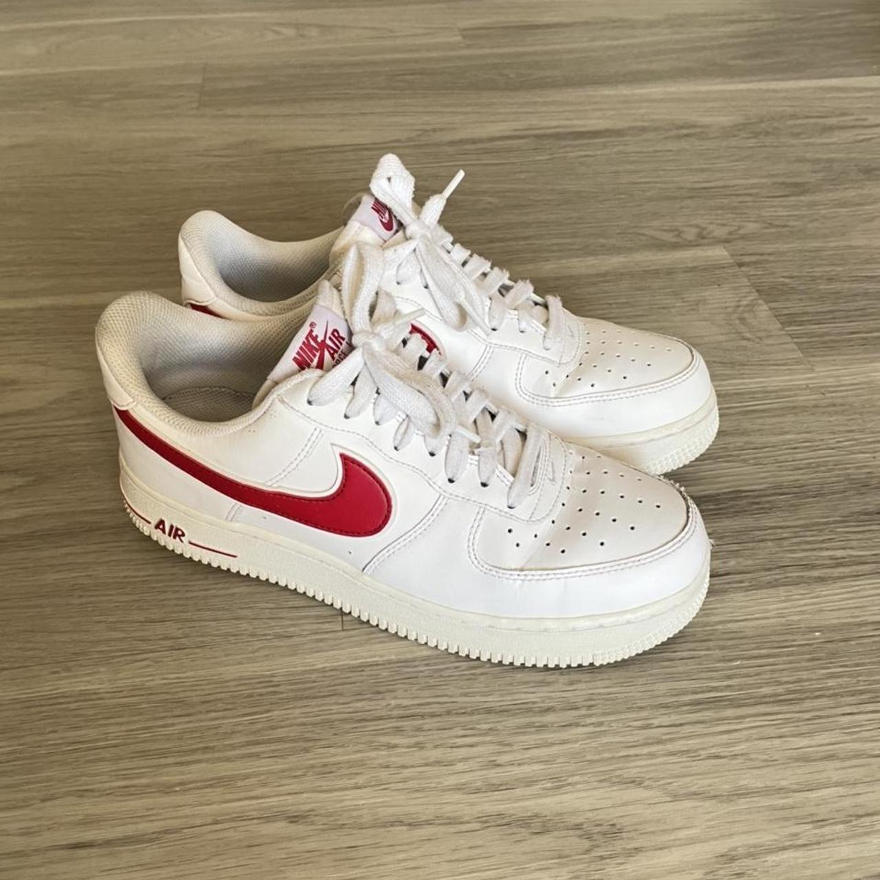 Vintage Nike Air Force Ones 7/10 condition due to... - Depop