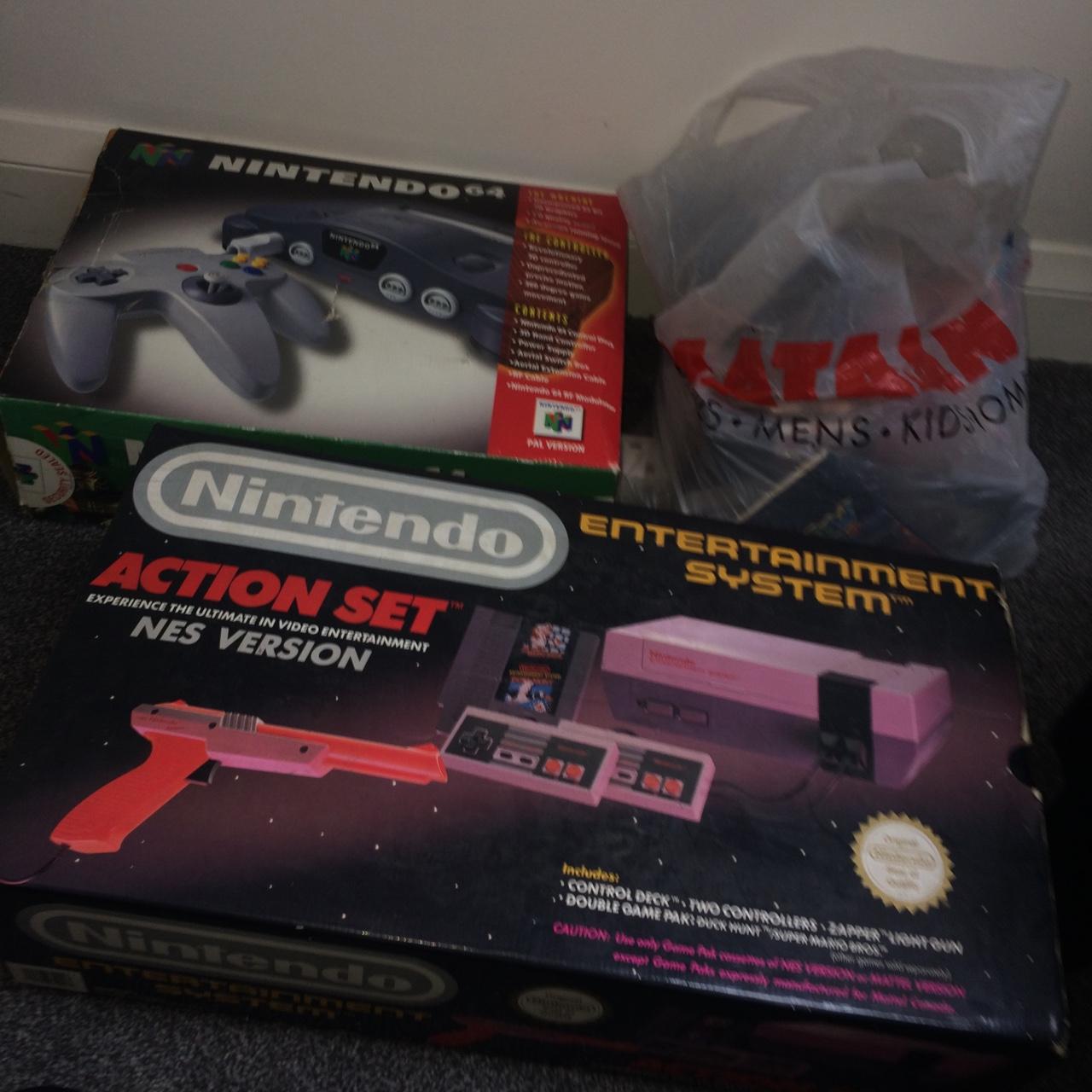 NES console, N64 console and many games for both... - Depop