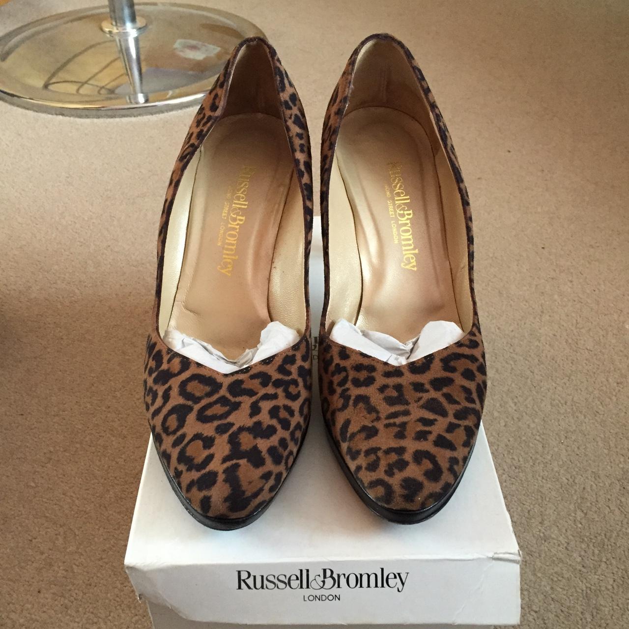 Russell and bromley leopard sales print shoes