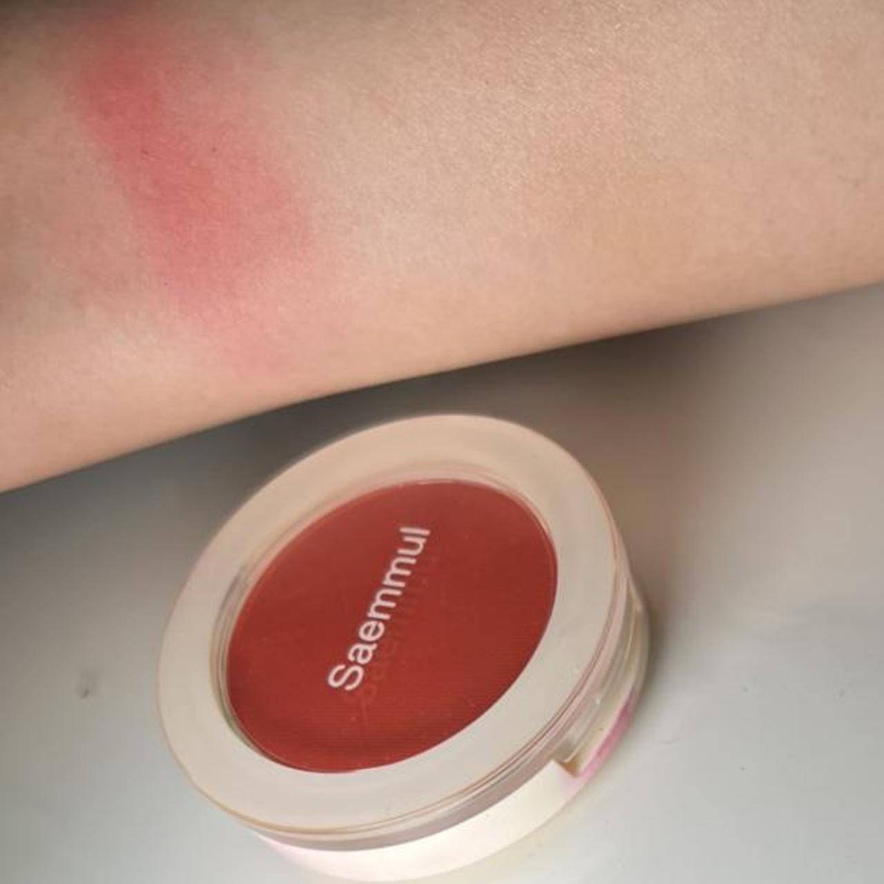 Korean Makeup Saemmul blush in vibrant coral... Depop
