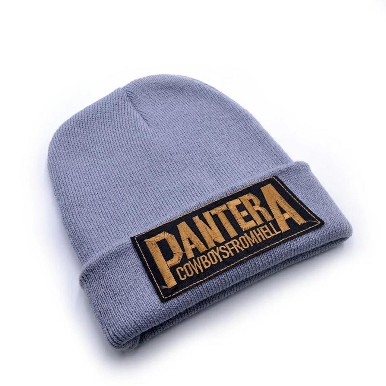 skærm Daisy Bliv sammenfiltret 🤘 Pantera beanie hat 🤘 Also available in black 🤘... - Depop