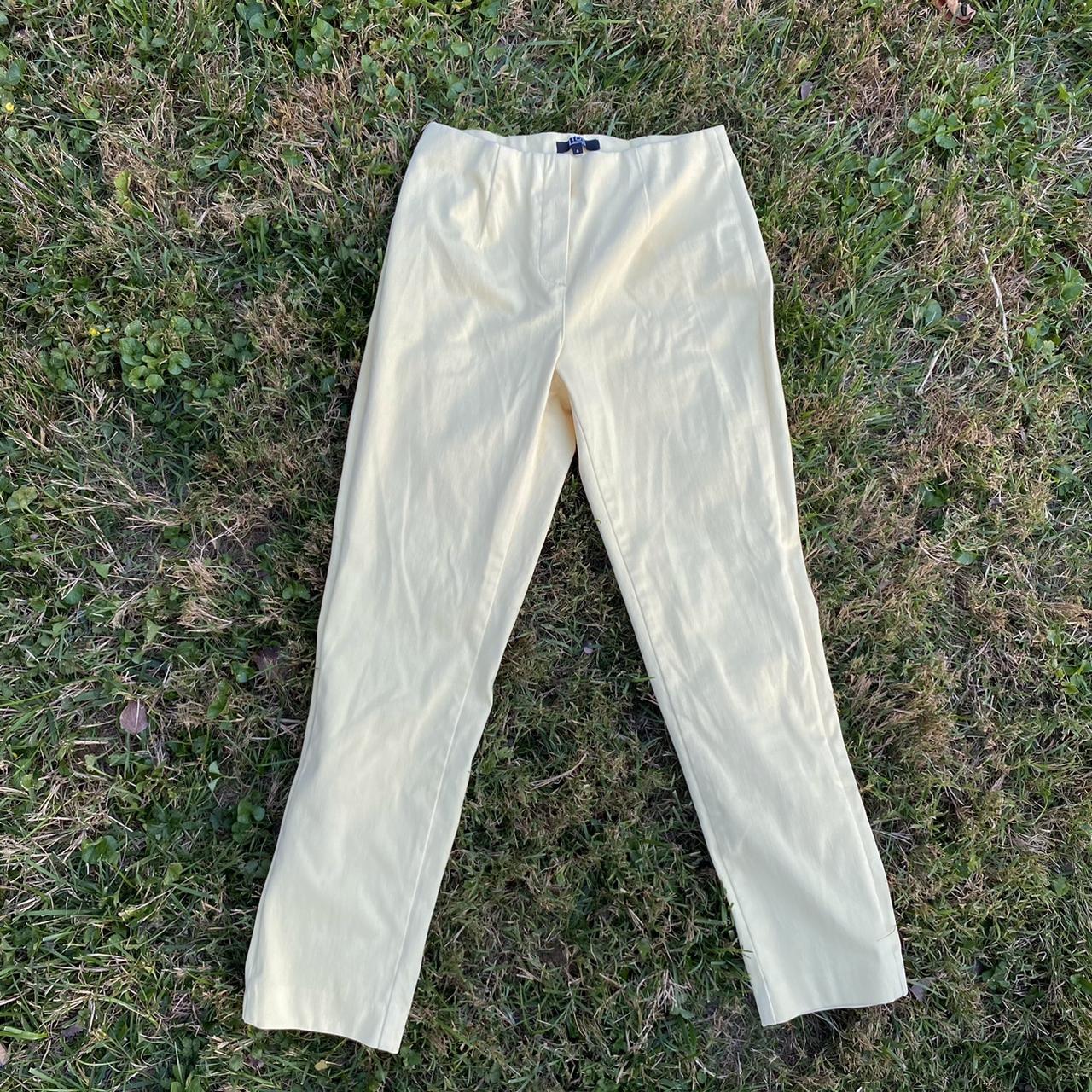 🌟Pastel Yellow Pants🌟 Straight legged pastel yellow... Depop