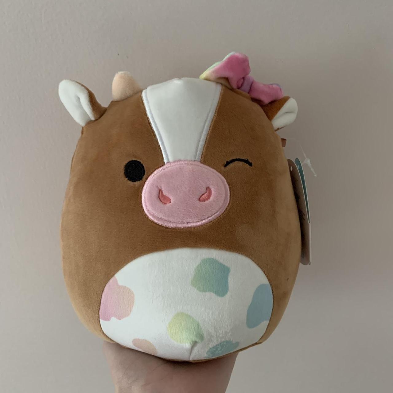 cow squishmallow brown