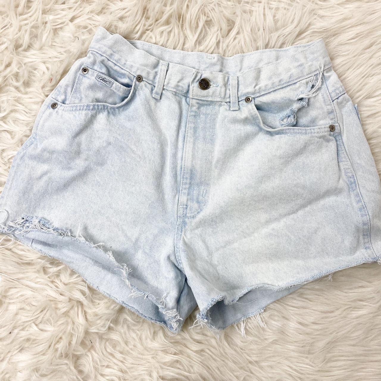 Chic Women's Blue and White Shorts (3)