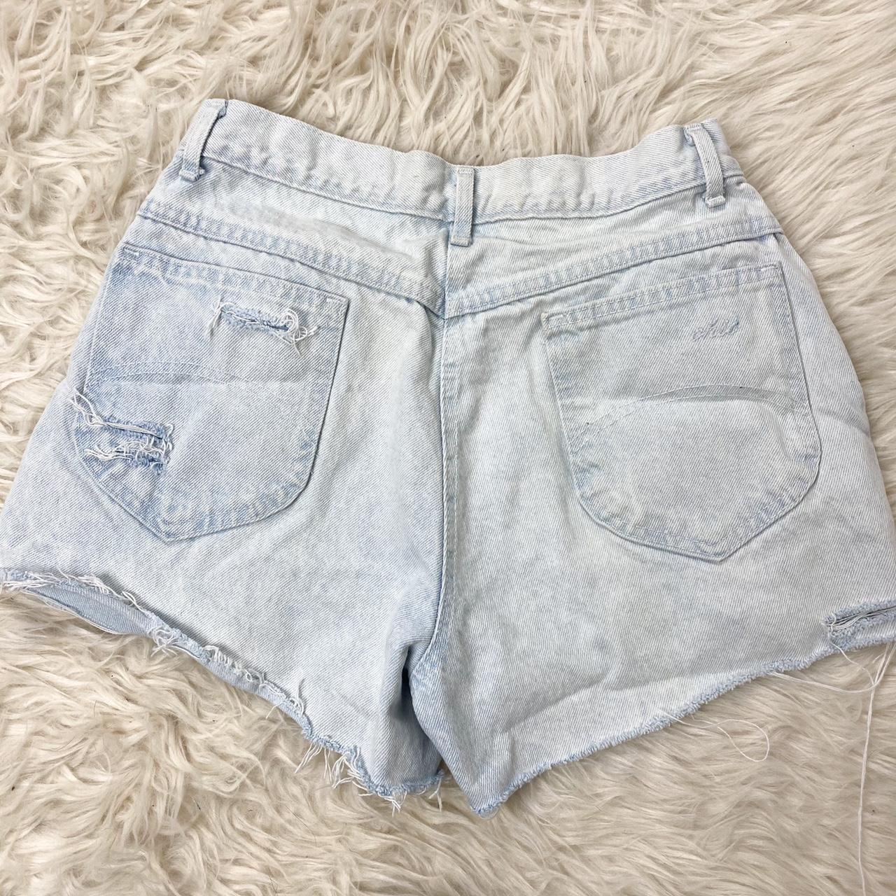 Chic Women's Blue and White Shorts (4)
