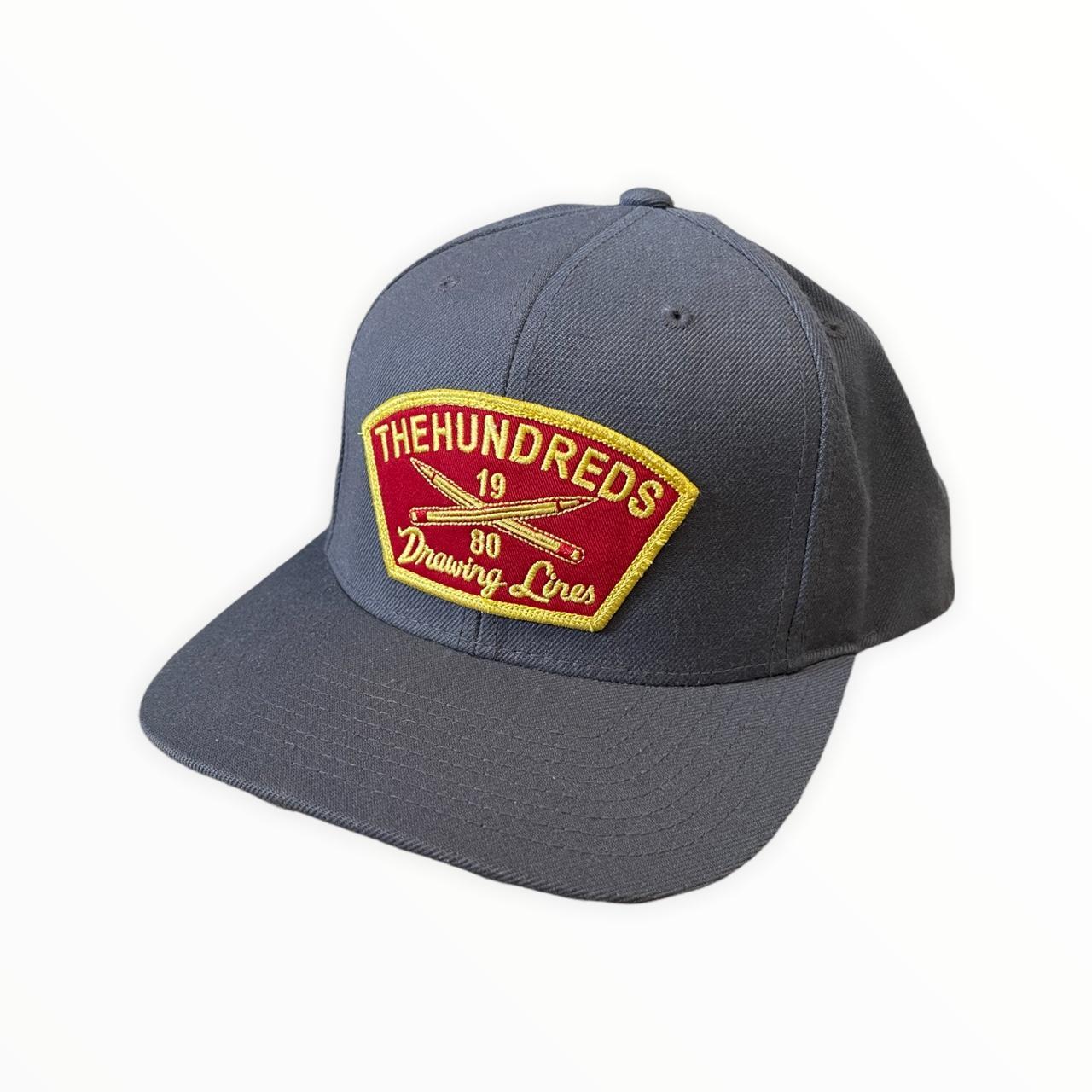 the hundreds drawing lines snapback