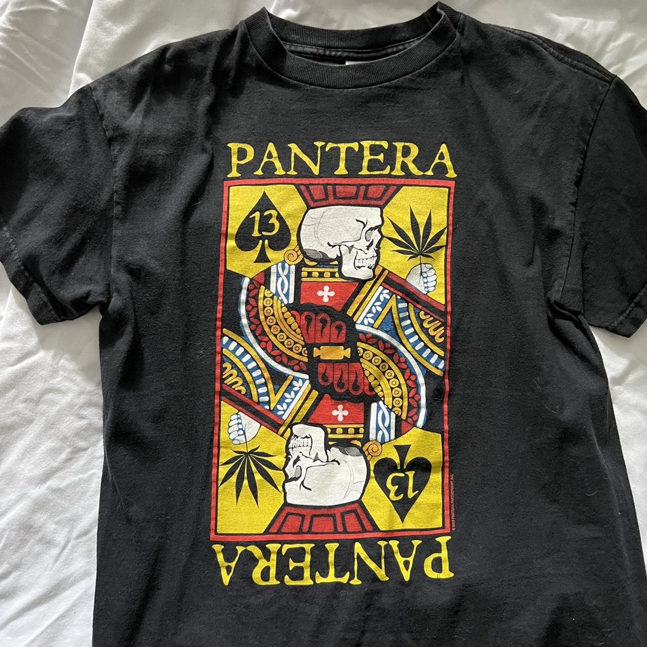 Majestic Vintage Carolina Panthers T-Shirt #carolina - Depop