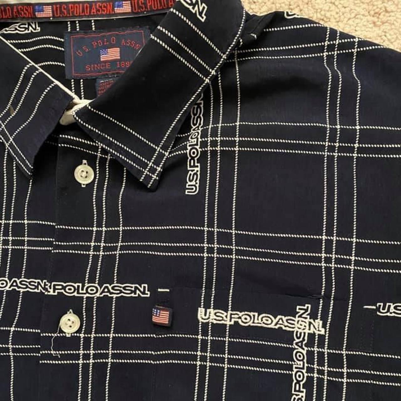 U.S. Polo Assn. Men's Navy and Burgundy Shirt (4)