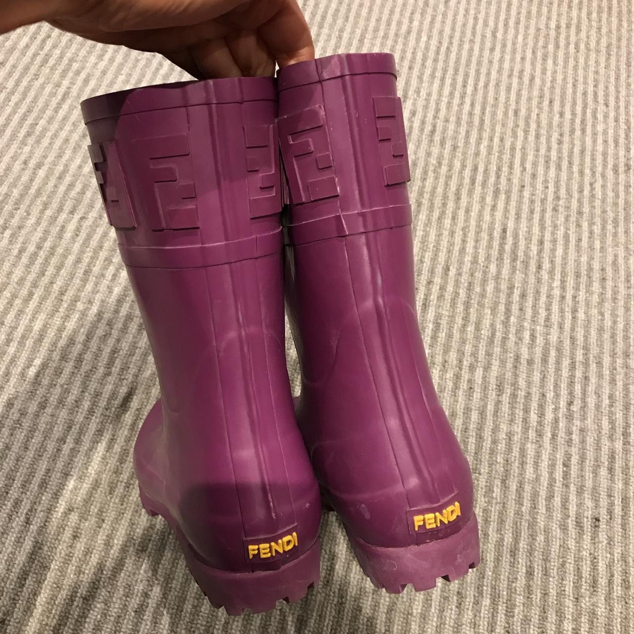 fendi wellington boots