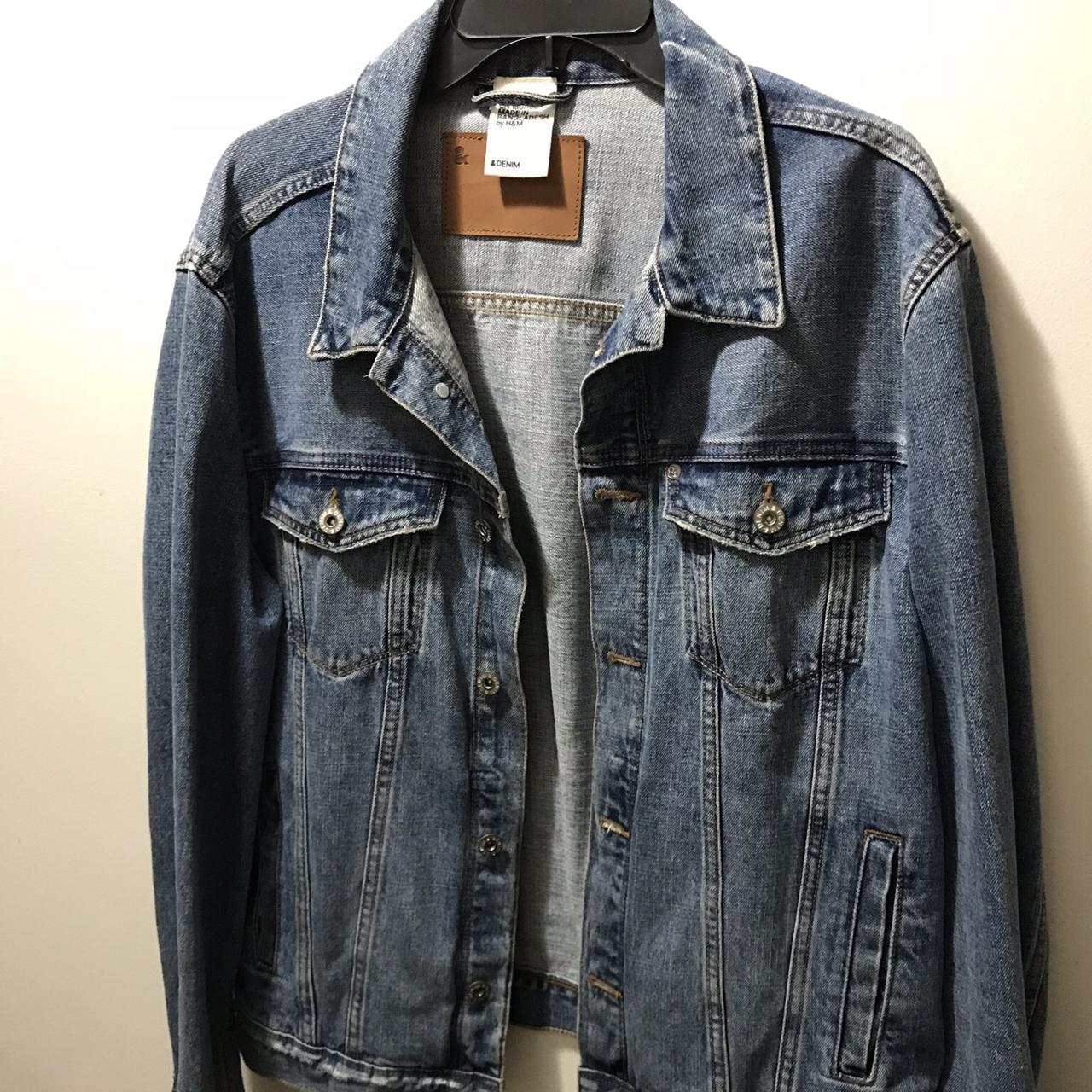 H&M men’s classic denim jacket. Worn a couple times.... - Depop